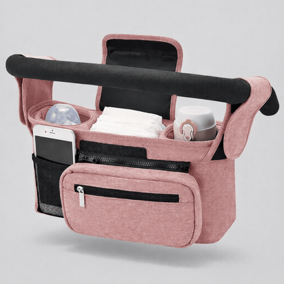 Sac à langer pour poussette Rose