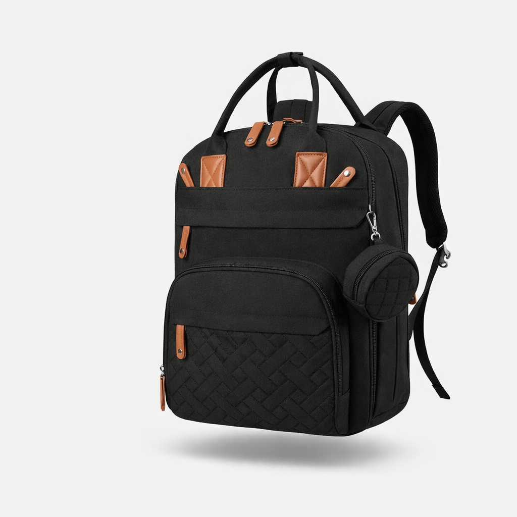 Sac à langer sac à dos Noir