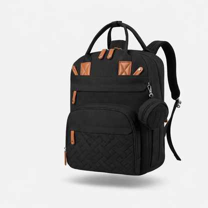 Sac à langer sac à dos Noir