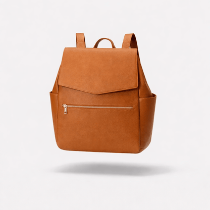 Sac à langer simili cuir Marron