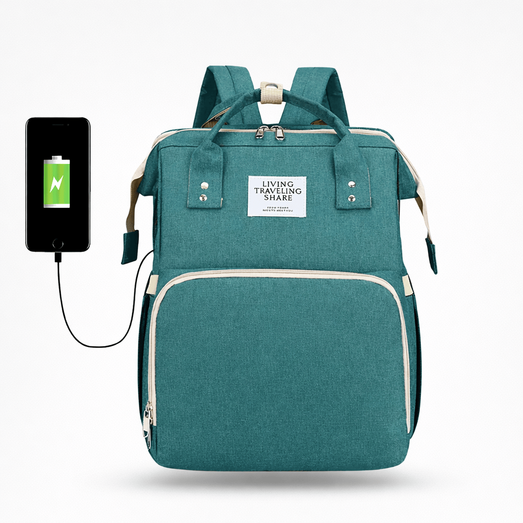 Sac à langer vert Vert