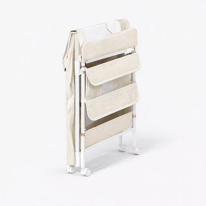 Table à langer ajustable Beige blanc