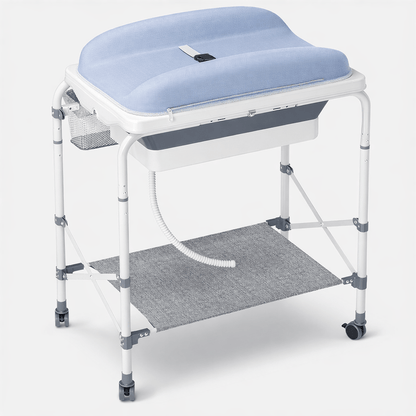 Table à langer avec paniers latéraux Métal