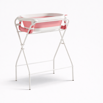 Table à langer avec siège de bain Rose