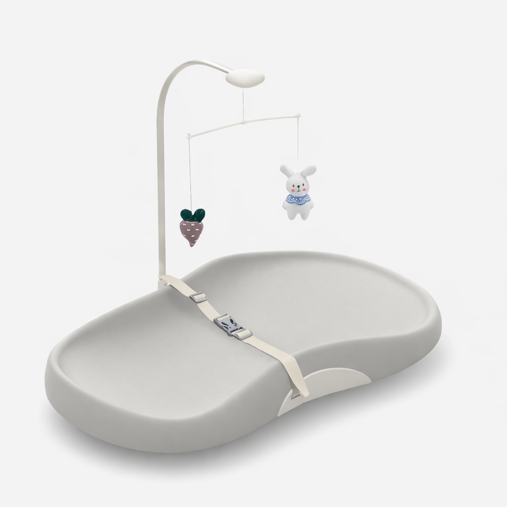 Table à langer mobile Gris