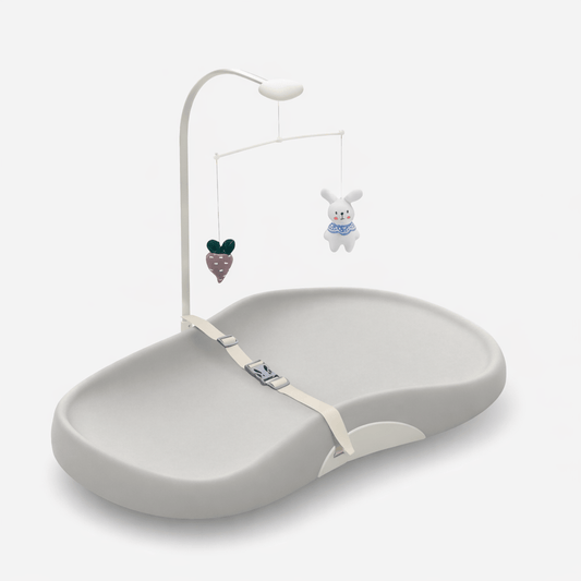 Table à langer mobile Gris