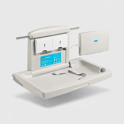 Table à langer murale Gris