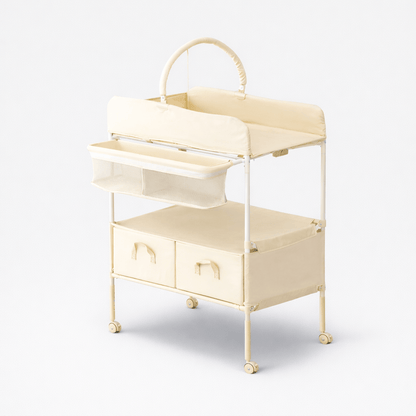 Table à langer pliable et ajustable Beige