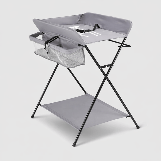 Table à langer pliable grise Gris