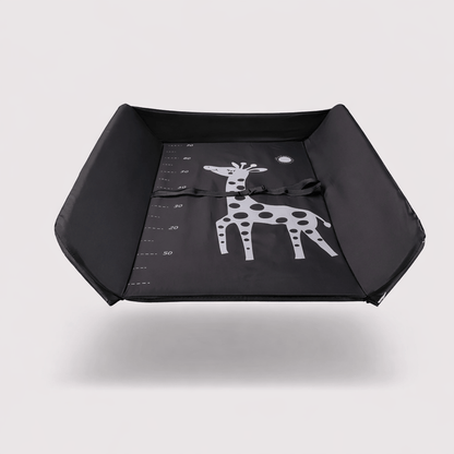 Table à langer pliable noire Noir