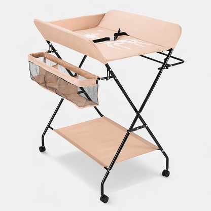 Table à langer pliable rose Rose
