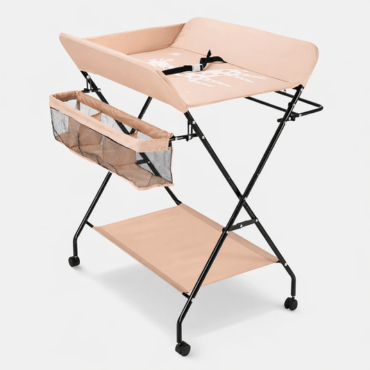Table à langer pliable rose Rose
