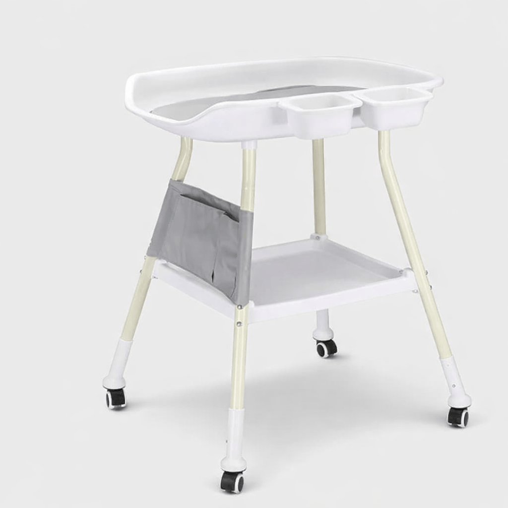 Table à langer pour nouveau-né Gris
