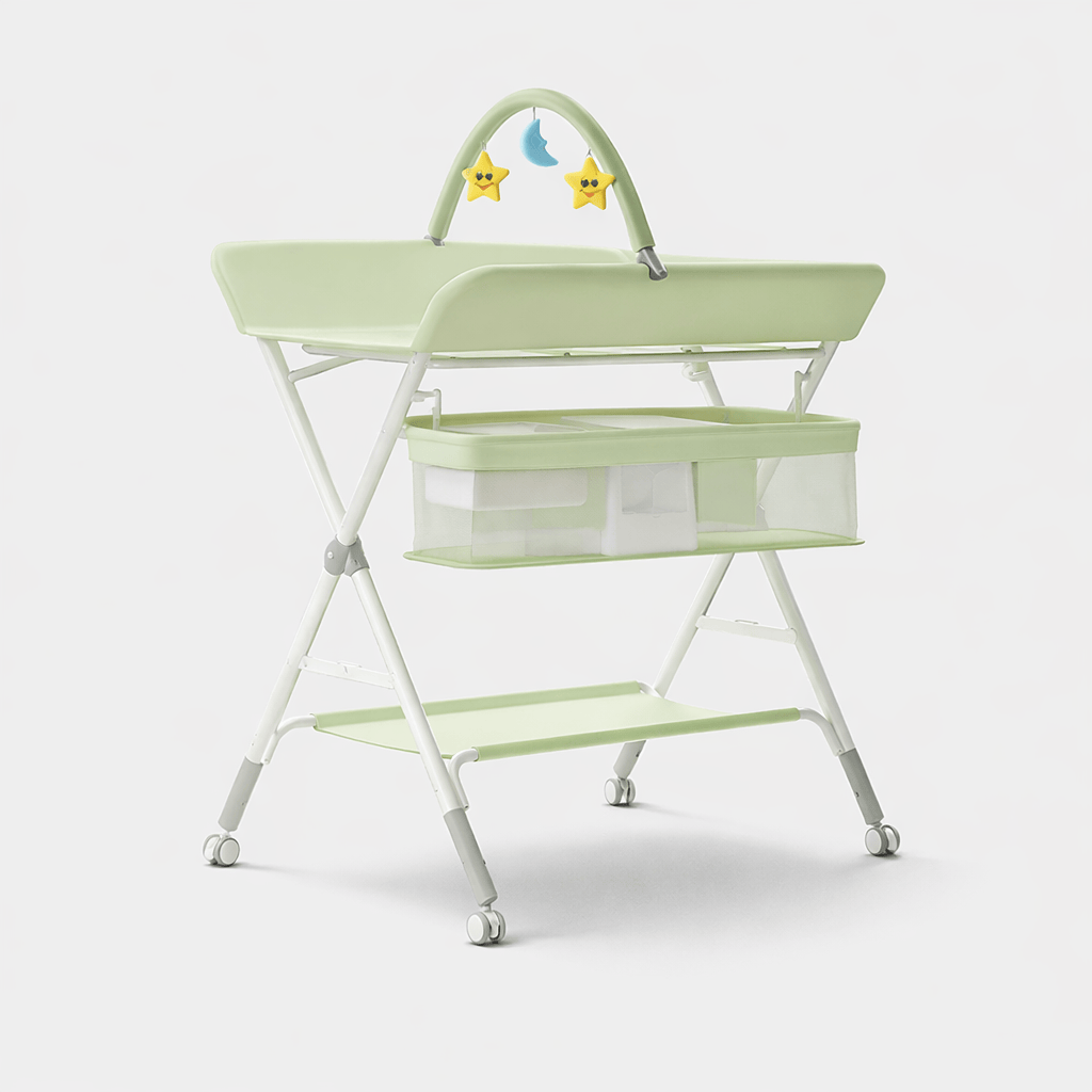 Table à langer réglable et mobile