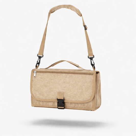 Tapis à langer 3 en 1 Marron clair