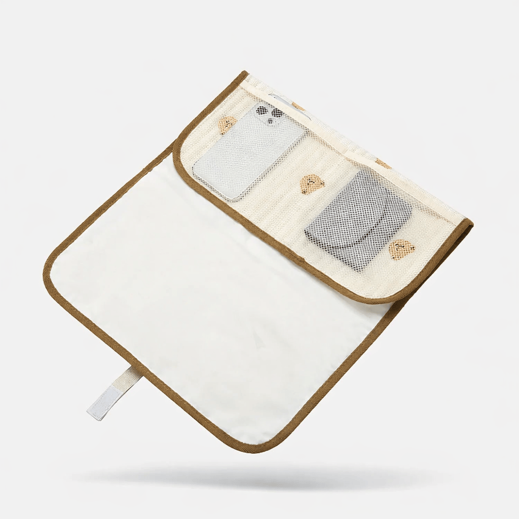 Tapis à langer de voyage imperméable Ours
