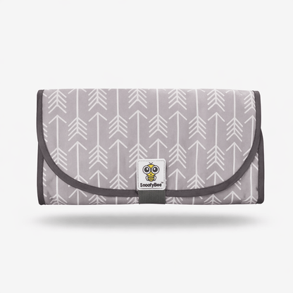 Tapis à langer portable 3 en 1 Gris clair