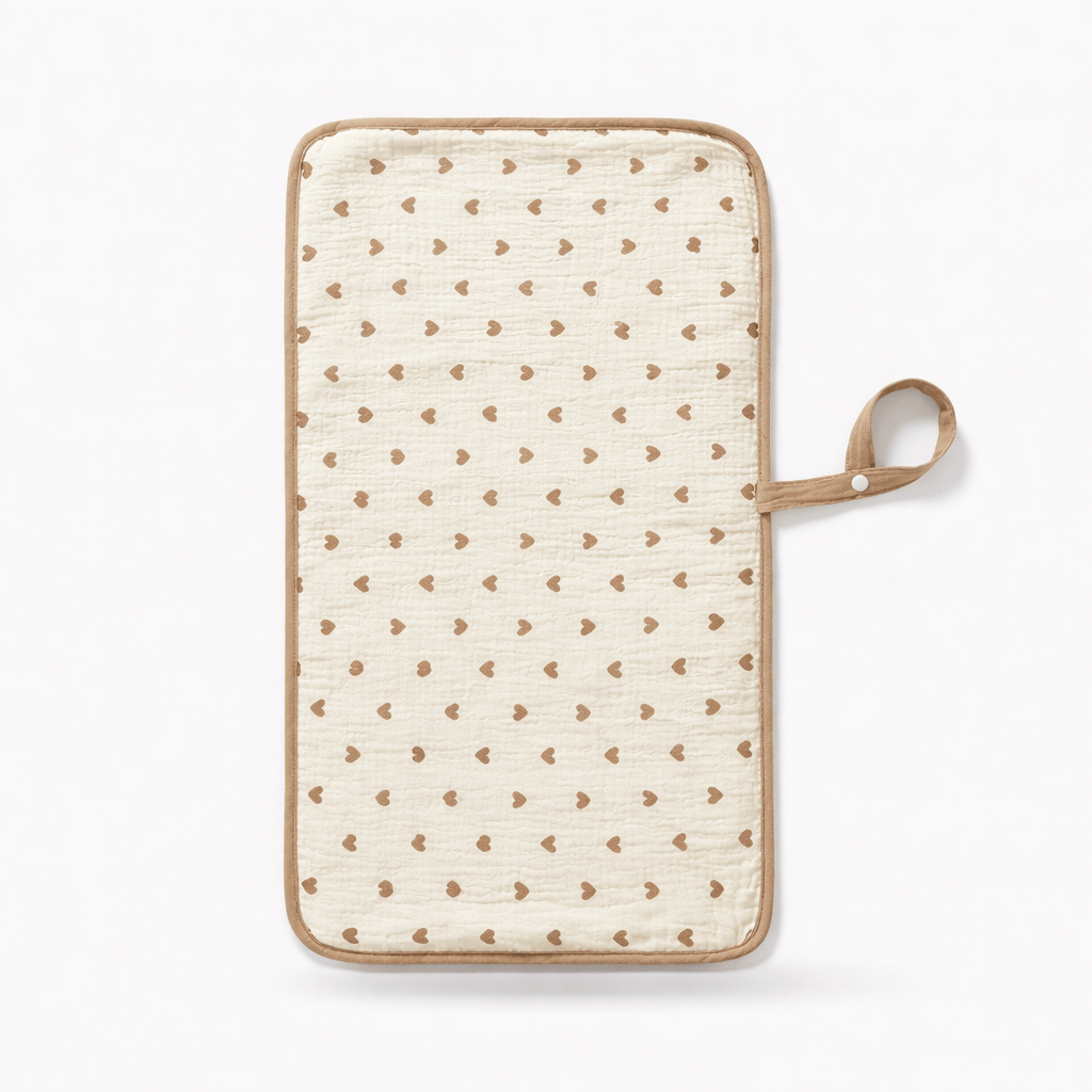 Tapis à langer voyage Coeur