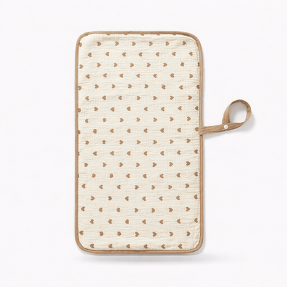 Tapis à langer voyage Coeur