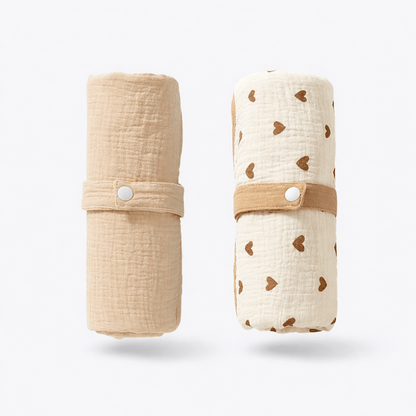 Tapis à langer voyage Lot de 2